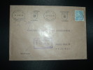 LETTRE TP 0,35 OBL.MEC.12-4-66 HELSINKI 10 + GRIFFE ENCADREE T LUNASTUS LOSEN + 50 P - Storia Postale