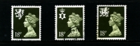 GREAT BRITAIN - 1987  REGIONAL 18p. PCP  SET  FINE USED - Sin Clasificación