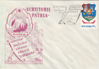 28748- TIMISOARA COLLOQUY, WRITERS AND HOMELAND, COAT OF ARMS STAMPS, SPECIAL COVER, 1983, ROMANIA - Brieven En Documenten