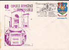 28817- TIMISOARA OPERA HOUSE, VIOLIN, SPECIAL COVER, 1986, ROMANIA - Cartas & Documentos