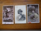 3 Cartes Sihouettes Ou Portraits De Femmes - Silhouette - Scissor-type