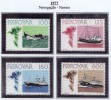 FAROE ISLANDS BOATS BATEAUX NAVIGATION YVERT 18/21 1977 - Other (Sea)
