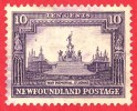 Canada Newfoundland # 169 - 10 Cents  - O - Dated  1929-31 - War Memorial / Monument De Guerre - 1908-1947