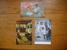 3 Cartes De Sihouettes Ou Portrait De Femmes - Silhouettes