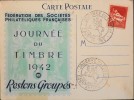 C.P. ALGERIE - JOURNEE Du TIMBRE 1942  Affr. N° 173 Y & T - Constantine Le 19.04.1942 - Trés Bon état - - Cartas & Documentos