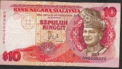 MALAYSIA   P29  10  RINGGIT   1986   FINE  NO P.h.  ! ! - Malaysie