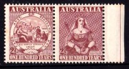 Australia 1950 Stamps 100 Years 212d Pair MNH - - Nuovi