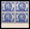Australia 1946 Mitchell's Exploraiton 312d Block Of 4 MNH - Mint Stamps