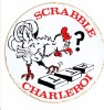 Scrabble Ancien Autocollant Du Club ATT Charleroi, Ancêtre Du Scrabbleroy (vers 1975/80) - Other & Unclassified