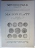 CATALOGUE NUMISMATIQUE MAISON PLATT Monnaies Jetons Médailles Ordres Et Décorations 12 1996 - Boeken & Software