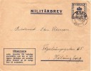 SUEDE ENTIER POSTAL MILITAIRE 1940 - Military