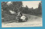 CPA Grand Prix De France De Motocyclettes - Moto Et Side Car - Circuit De FONTAINEBLEAU En 1913 - Pilote BERGER - Sonstige & Ohne Zuordnung