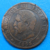 Napoléon III 2 Centimes 1855 B Ancre ROUEN, Cote B 12€ - 2 Centimes