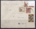 ESPAÑA - GUERRA CIVIL 1936/39 - CARTA CIRCULADA EN HUELVA - Kriegssteuermarken