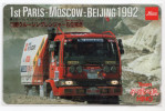 JAPON TELECARTE SPORT PARIS MOSCOU PEKIN 1992 HINO - Sport