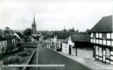 HEREFORDSHIRE - WEOBLEY - 11th CENTURY BLACK AND WHITE VILLAGE RP He153 - Herefordshire