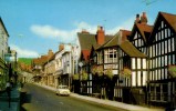 HEREFORDSHIRE - LEDBURY - THE TALBOT HOTEL AND NEW STREET He137 - Herefordshire