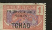 TIMBRE Neuf  Rf  Afrique Equatoriale Francaise  Tchad 1 C - Unused Stamps