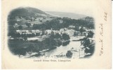 Llangollen Wales UK, Castell Dinas Bran, View Of Town C1900s Vintage Postcard - Denbighshire