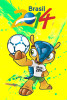 (N70-108 ) 2014 Brazil FIFA World Cup, Football Soccer , Prestamped Card, Postal Stationery - 2014 – Brasile