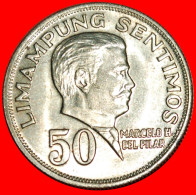 ★DELPILAR: PHILIPPINES ★ 50 SENTIMOS 1967! MINT LUSTER! LOW START★ NO RESERVE! - Philippinen