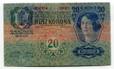 Hongrie Hungary Ungarn Autriche Austria Ovp 20 Kronen 1913 "Szolnok-Doboka Varmagye Sek Kozseg " - Hungary