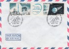 LETTRE AFFRANCHIE N° 1465 A - OBLITEREE CACHET COMMEMORATIF-55 ANNIVERSAIRE TRAVERSEE ATLANTIQUE SUD -69 CORBAS-1985 - Europe