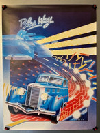 Afiche Pub. Blue Way - Voiture - Ill. P. Coulon - Andere & Zonder Classificatie