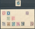 Timbres, Autriche, Osterreichische, Kreuzer, Kais.Konigl,  Cesterr Post, : Oblitérés, Charnières (12 Timbres) - Collections