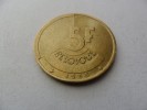 5 Francs 1986 Baudouin 1er En Français - 5 Francs