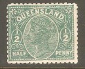 QUEENSLAND  Scott  # 89* VF MINT LH - Mint Stamps