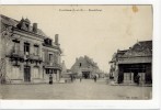 Carte Postale Ancienne Contres - Rond Point - Contres