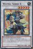 Carte Yu-Gi-Oh Wayne, Sabre X, Super Rare 5DS3-FR042 - Yu-Gi-Oh