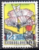 CZECHOSLOVAKIA 1977 Air. "PRAGA 1978" Stamp Exhibition. Early Aviation -  2k  - Lilienthal Biplane Glider  FU - Corréo Aéreo