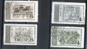 CHINE - Peintures Sur Briques Du Chenghu Et Du Setchouen : Extraction Du Sel Gemme,etc...- Glorieuse Mère-patrie - - Used Stamps