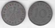 **** ALLEMAGNE - GERMANY - 10 REICHSPFENNIG 1940 G - 3ème REICH - THIRD REICH - ZINC **** EN ACHAT IMMEDIAT - 10 Reichspfennig