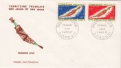 AFARS ET ISSAS .FDC 1970. DJIBOUTI  /3608 - Lettres & Documents