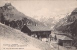 ENGELBERG - 1908 - FLÜHMATT MIT HAHNEN UND SPANNÖRTER - 2 SCANS - Engelberg