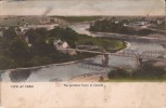 PARIS ONTARIO CA. 1900 - PANORAMA - BIRD´S EYE VIEW AT PARIS - PRETTIEST TOWN IN CANADA - 2 Scans - Altri & Non Classificati