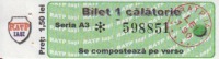 Romania Bus/tramway Ticket 1 Travel RATP Iasi - Europa
