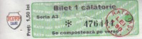 Romania Bus/tramway Ticket 1 Travel RATP Iasi - Europa