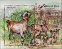 Malaysia 2015 S#1537 Farm Animals M/S (normal) MNH Fauna Goat Zodiac - Maleisië (1964-...)