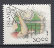 Ijsland 1992 Mi Nr 760 Sport Vollebal - Used Stamps