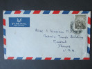 GB Kolonie Barbados Ausgabe 1938 Einfachfrankatur 1 Shilling Nach Ilinois. Luftpost / Air Mail - Barbades (...-1966)