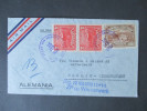 EL Salvador1939 Luftpostbeleg MiF. Siemens & Halske Berlin. Air Mail! Toller Beleg! Luftpoststempel / Wasserflugzeug - El Salvador