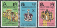 New Hibrides-french    Scott No  233-35    Mnh   Year 1977 - Ongebruikt