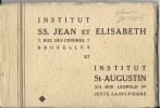 Bruxelles  Institut  SS. Jean Et Elisabeth  -   Boekje Met 13 Verschillende Prachtkaarten!! - Education, Schools And Universities