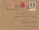 K0436 - Finland (1937) Helsinki; Stamp: Matthias Calonius (1738-1817) Finland's Most Renowned Jurist (Red Cross) - Brieven En Documenten