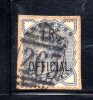 Y431 - GRAN BRETAGNA 1885 , SERVIZIO 1/2 Penny Grigio  N. 4 Usato - Dienstzegels