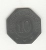 Notgeld 10 Pfennig  Kleingeldersatzmarke - Pirmasens - 1917 - TTB - Monétaires/De Nécessité